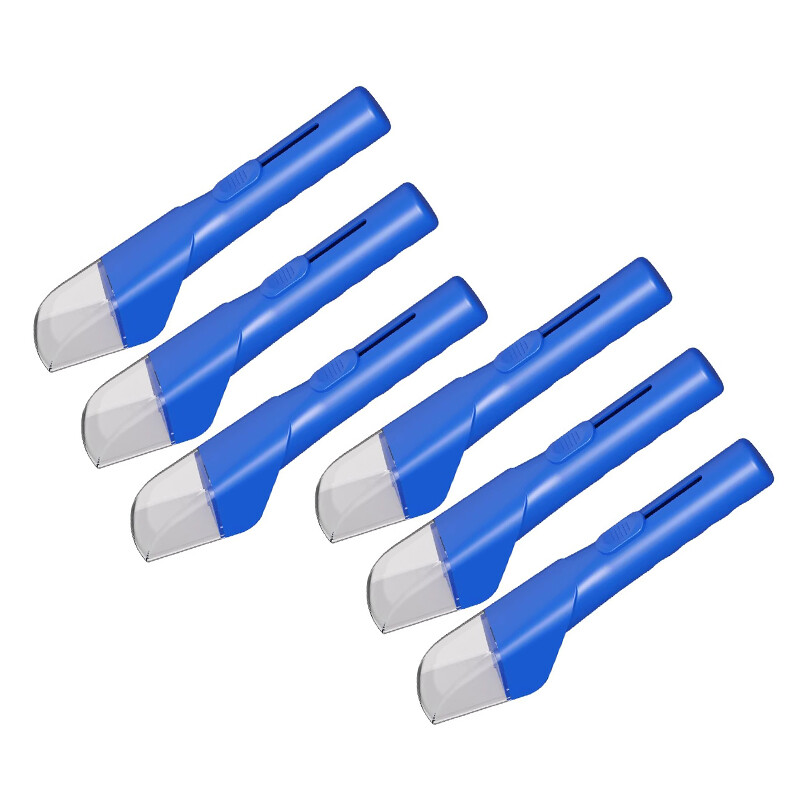 6-Pack Blue Insect Traps, Reusable, for Indoor & Outdoor Use