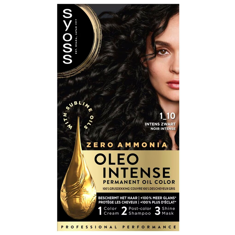 Syoss Coloration Oleo Intense - 1-10 Noir Intense