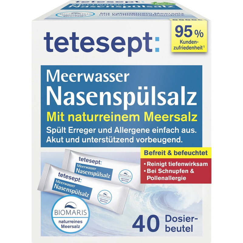 tetesept: Meerwasser Nasenspülsalz