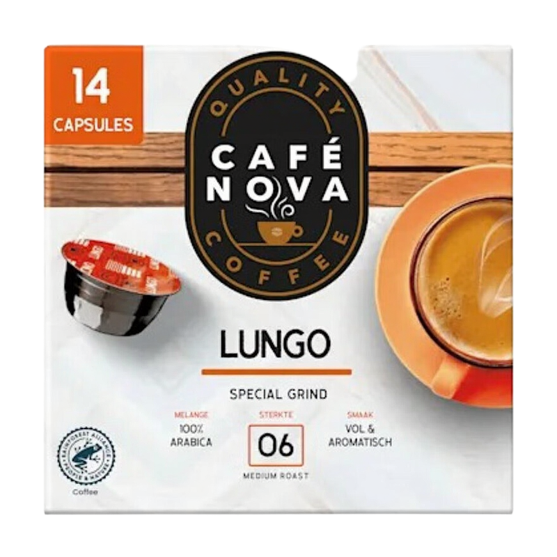 Cafe Nova Lungo Capsules - 14 Stuks