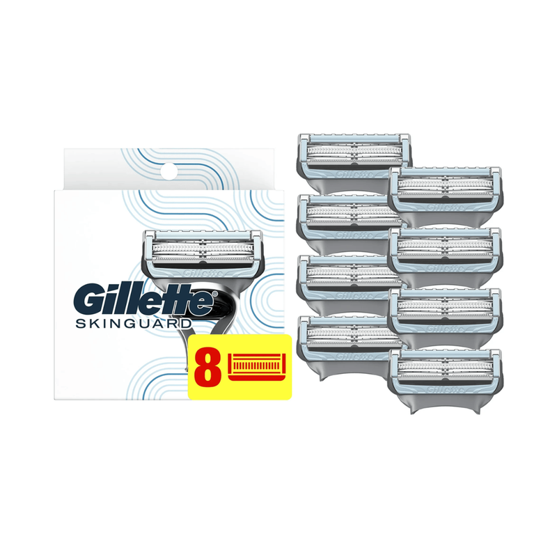 Gillette Skinguard Sensitive Razor Blade Refills For Men 8 Blades