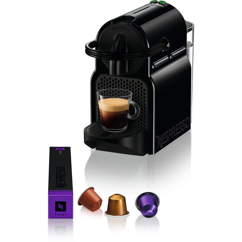 DeLonghi Nespresso Citiz EN 167.B Kaffeekapselmaschine – 19 Bar Pumpendruck, 1 L Wassertank, 1260 W, Schwarz, Inklusive Willkommenspaket