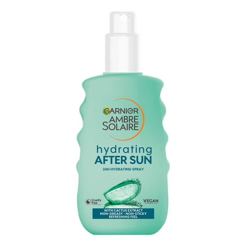 Garnier Ambre Solaire After Sun Spray Hydrating Refreshing Face Body 150ml | Ultra-Light Soothing Formula, Refreshing Feel, Non-Greasy, Non-Sticky, Rehydrates Skin, Soothing - Image 5