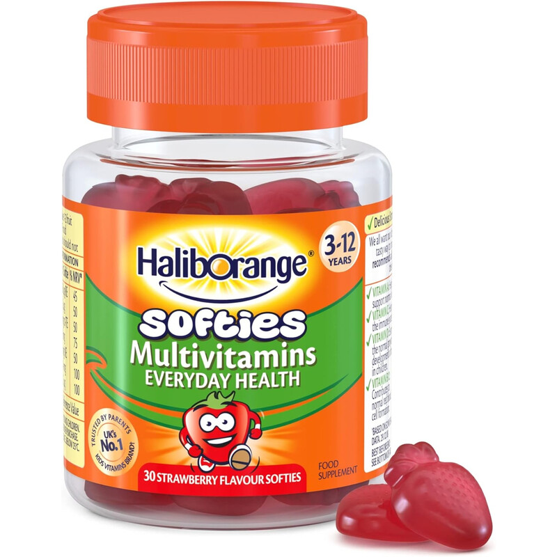 Haliborange Softies Multivitamins 3-12 Years 30 Strawberry Flavour Softies