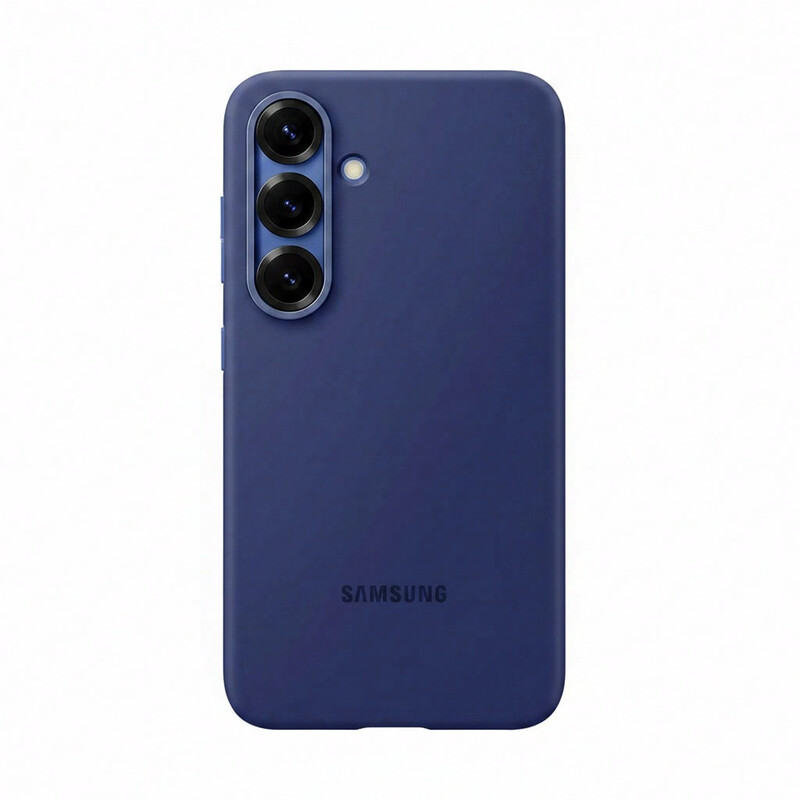 Samsung Galaxy S25 Siliconen Back Cover Blauw