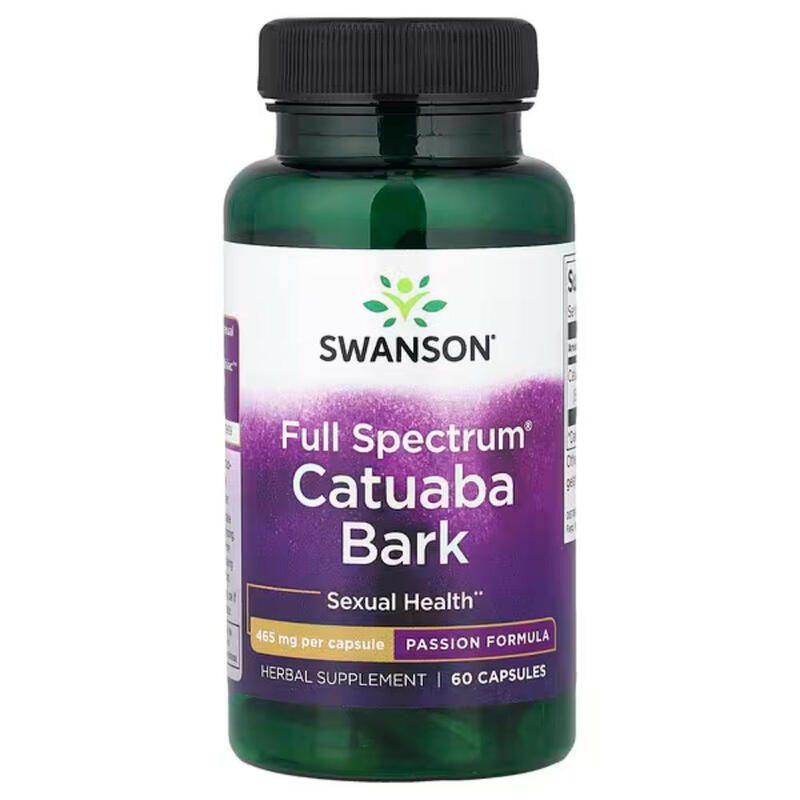 Full Spectrum Catuaba Bark Vitality 465 mg - 60 Capsules