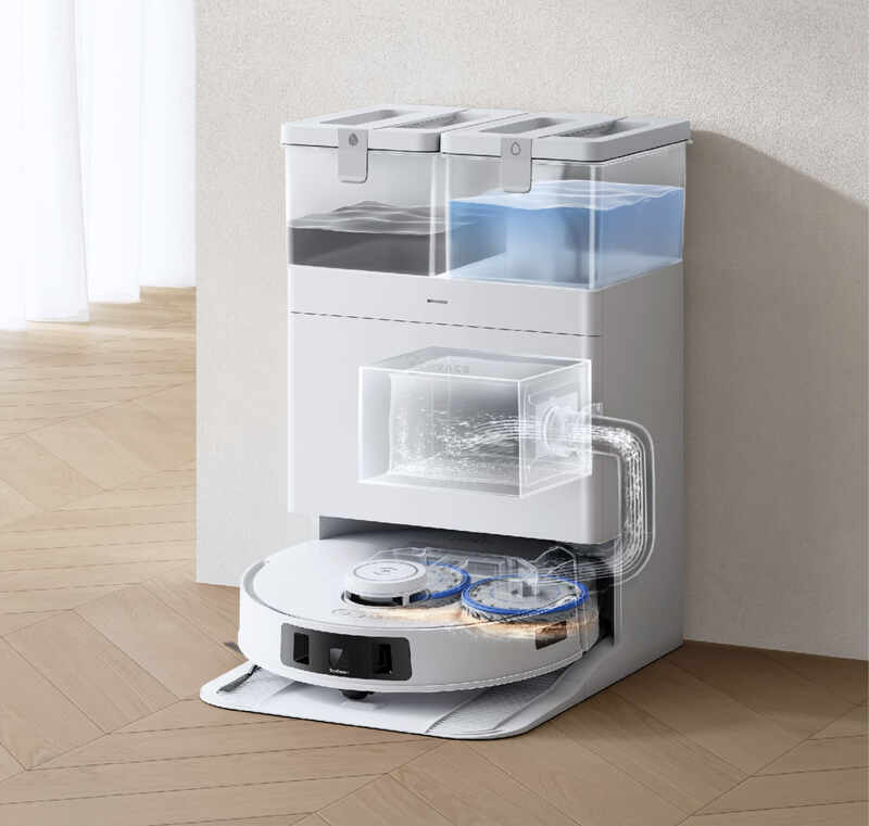 DEEBOT T30C PRO Robot Vacuum & Mop – 12,800Pa Suction, ZeroTangle 2.0, Hot Water Mop