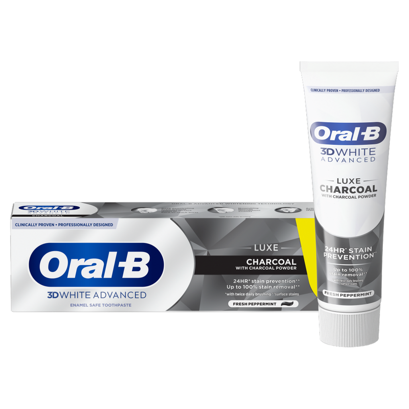 3D White Advanced Luxe Charcoal Toothpaste 100ml