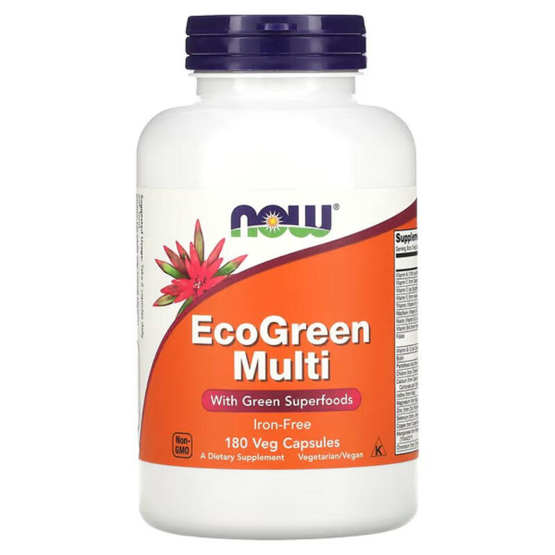 Multivitamin Greens Daily Health Iron Free - 180 Vegan Capsules