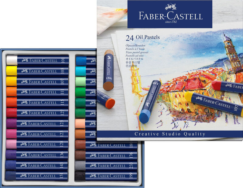 Creative Studio Oil Pastels,Wallet of 24