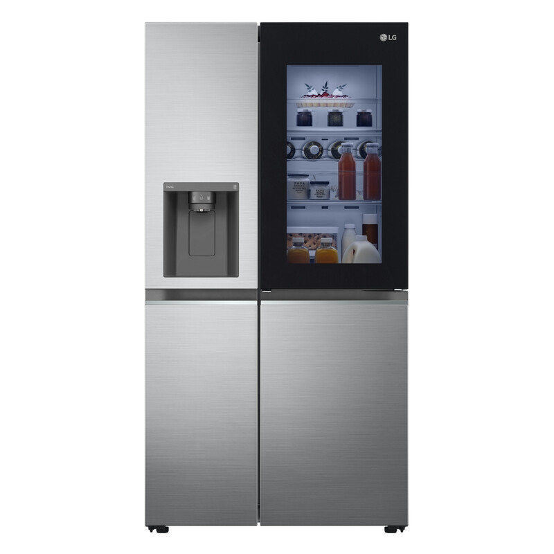 GSXV80PZLE 635L InstaView™ American Style Fridge Freezer Plumbed Ice & Water Dispense