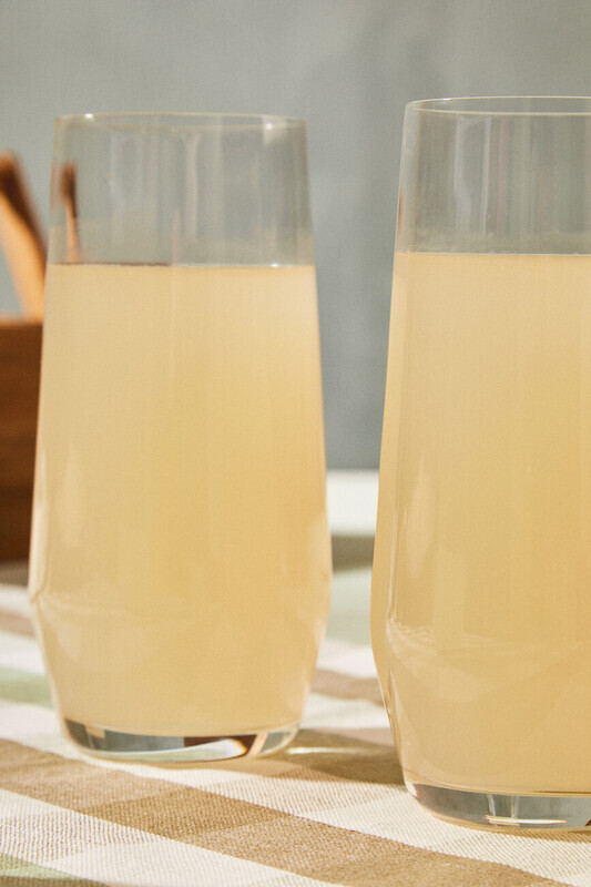 Versatile Set of 4 Lead Free Crystal High Ball Glasses, Modern Design Small Tumblers,