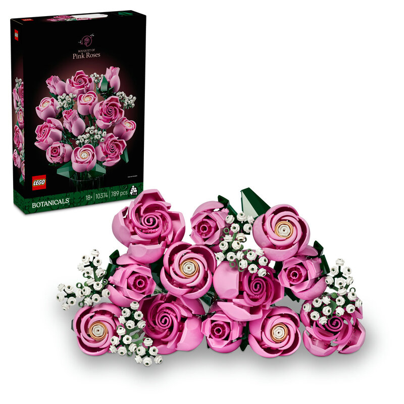 Botanicals 10374 Bouquet of Pink Roses