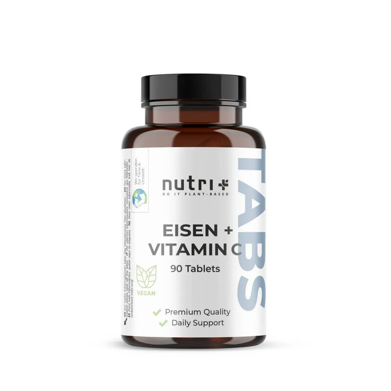 Nutri+ Eisen + Vitamin C 90 Kapseln