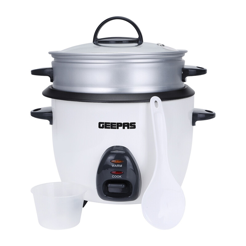 450W Rice Cooker & Steamer with Keep Warm Function, 1L , Automatic Cooking