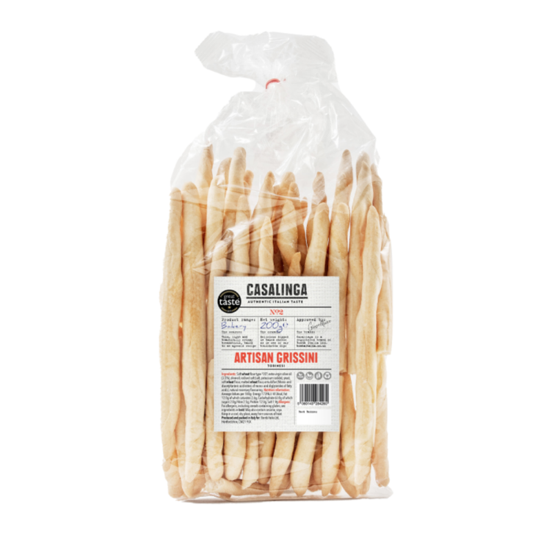 Grissini "Torinesi" , Italian Artisan Breadsticks 200g