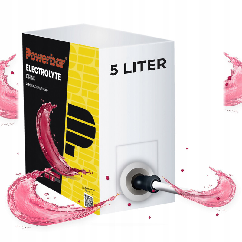 POWERBAR Elektrolytgetränk 5 L Himbeer-Granatapfel (ohne Zucker) 1x 5 Liter