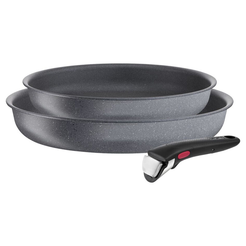 Lot de 2 poêle anti adhésif 2226 cm + poignée L3969202 TEFAL - vue 2