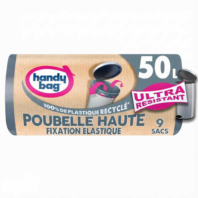 Handy bag sacs poubelle haute 9x50l - vue 2