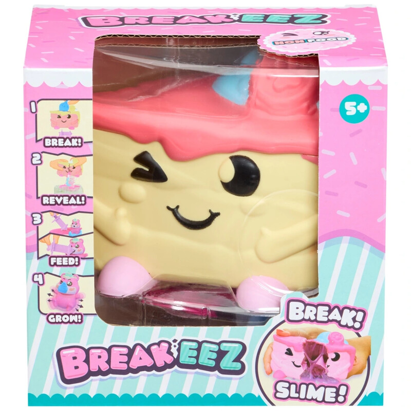 Breakeez Cake Slice Slime Blind Assortment Toy - Surprise Collectible Slime for Kids Pocket Money Fun