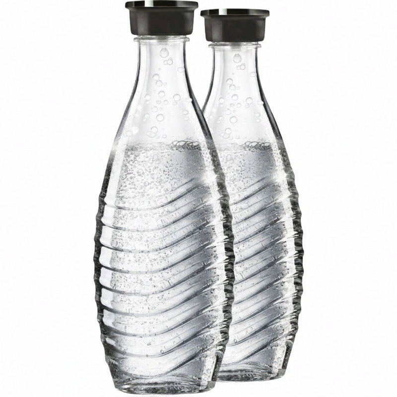 SodaStream DuoPack bruiswaterapparaat - Maak bruiswater thuis - Inclusief twee glazen karaffen - BPA-vrij