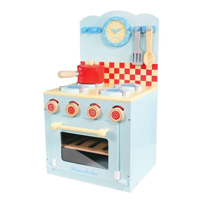Le Toy Van Wooden Original Kitchen Oven & Cooker Play Set