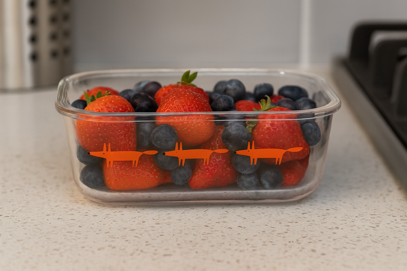 Scion by Dexam Mr Fox 1520ml Large Rectangular Glass Storage Dish