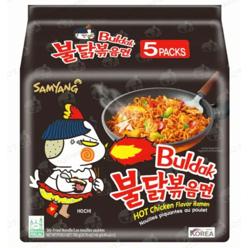 Buldak Hot Chicken Ramen Original 5 pack 140g