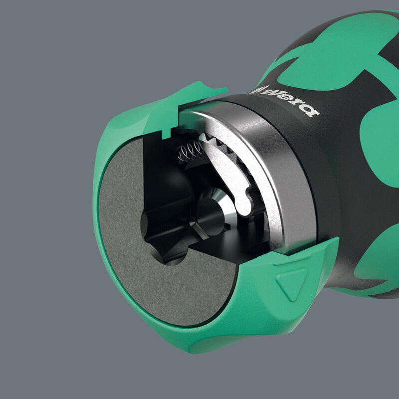 Wera Kraftform Kompakt Stubby Magazin RA 4 Bit Handgreep Set - 6 stuks, Kleurloos