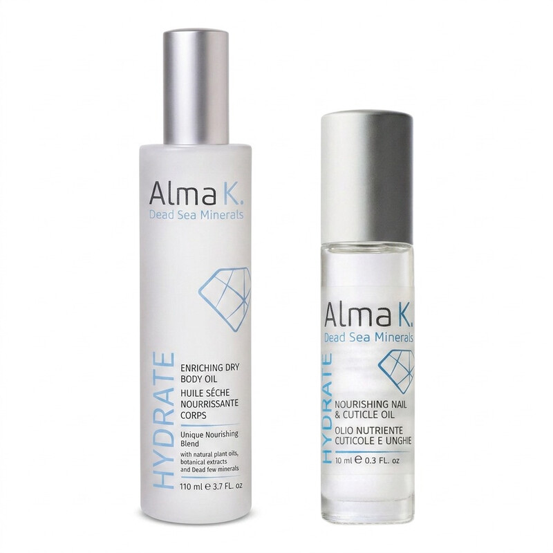 Alma K Pflegendes Geschenkset | 25 % Rabatt | Trockenöl + Gratis Nagel- & Nagelhautöl 10 ml