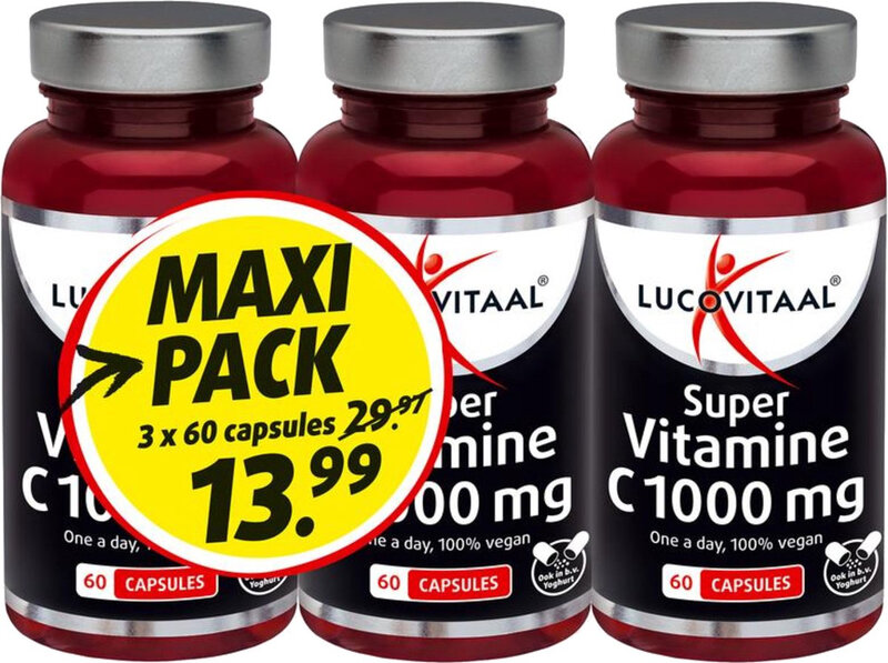 Lucovitaal Super Vitamine C1000mg 3-Pack