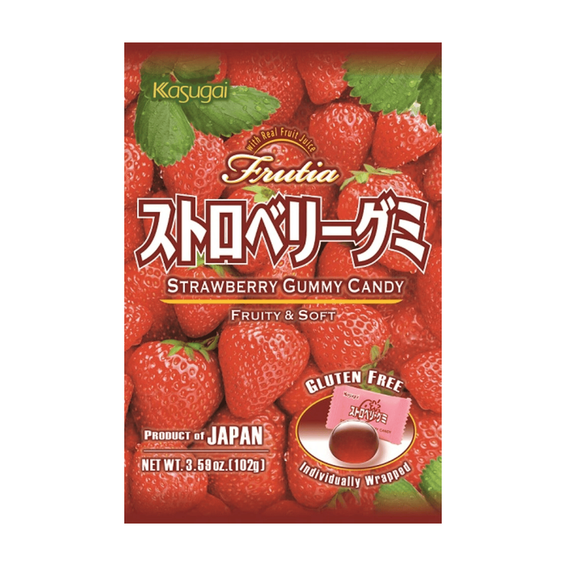 KASUGAI Strawberry Gummy 102g