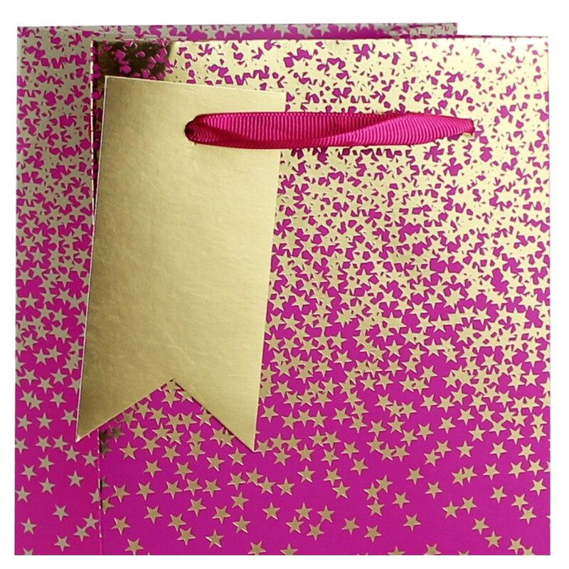 Pink Ombre Bottle Bag