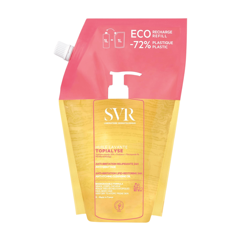 Huile Lavante Topialyse Anti irritation Relipidante 24h Laboratoire Svr 'éco recharge De - vue 2
