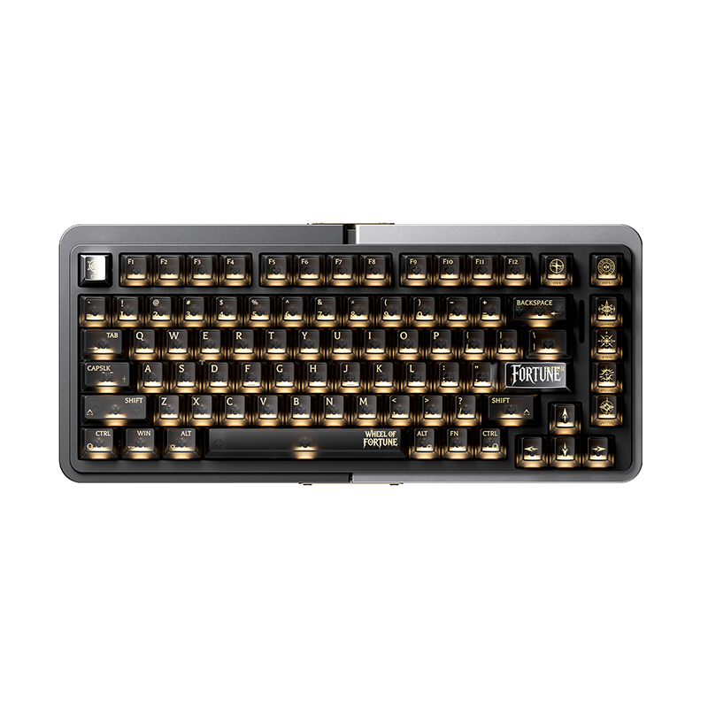 h Royalaxe E75 Oracle Switch Silver-Black Magnetic Keyboard | 75% Layout | Aluminum A