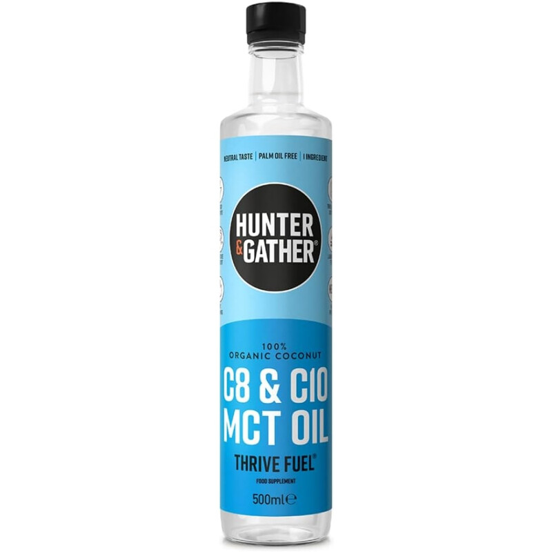 Hunter & Gather Organic Mct Energy Support Oil C8 & C10 - 500Ml