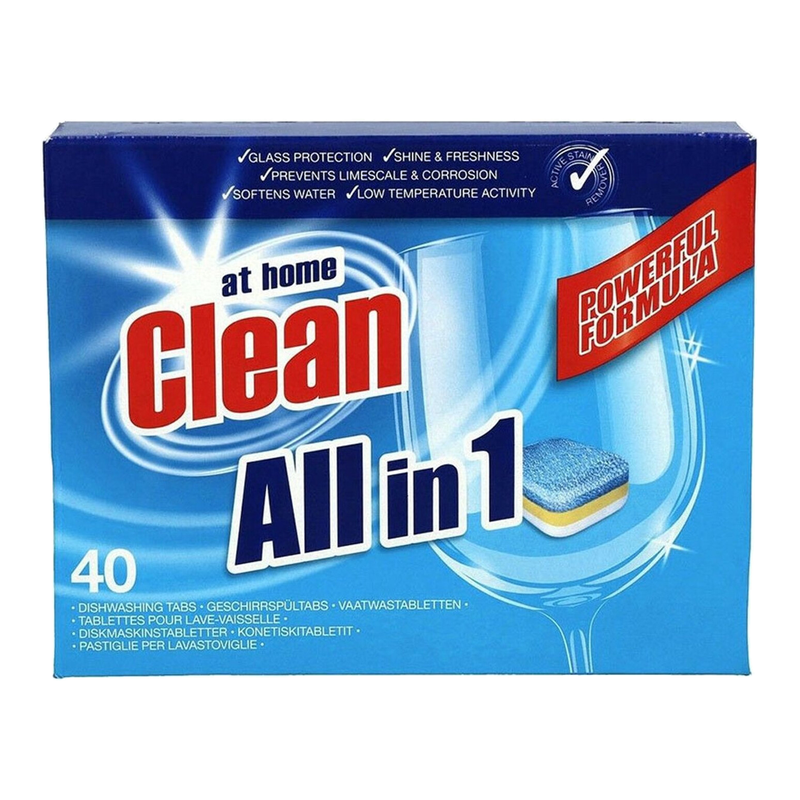 At Home Clean Alles-in-1 Vaatwastabletten 40 x 18 g