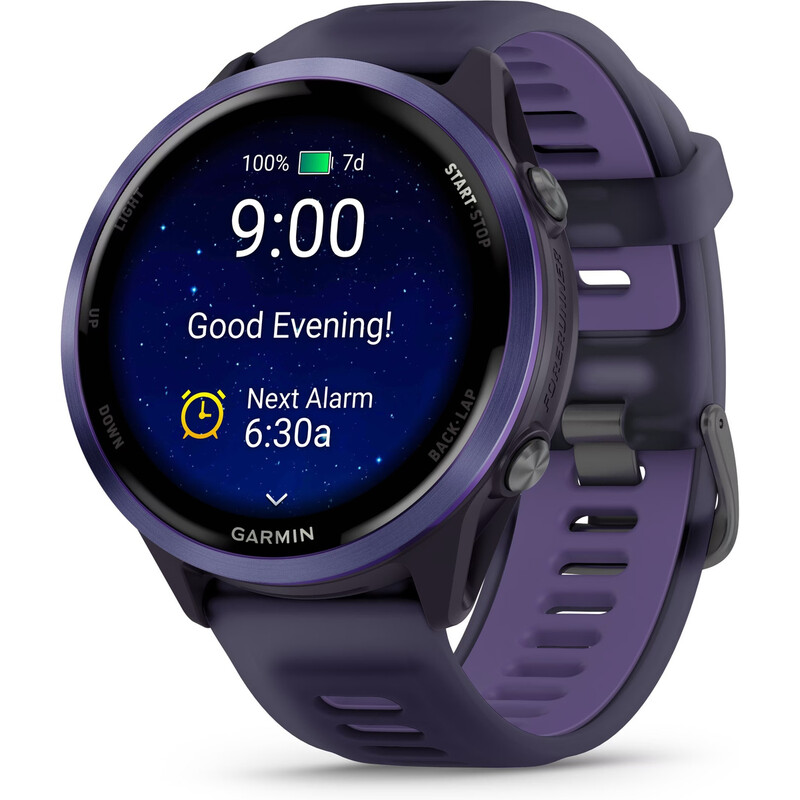 GARMIN Forerunner 570 GPS-Smartwatch, 47 mm Purple/Indigo - Multisport-Uhr mit 1,4 Zoll AMOLED, 10 Tage Akkulaufzeit, GARMIN Pay & …