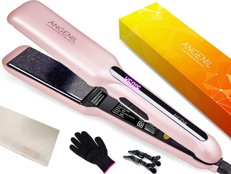 Ionic Titanium Wide Plate Hair Straightener