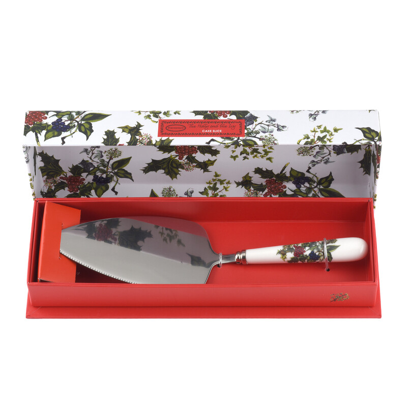 Holly & Ivy Green/Red Portmeirion The Holly & The Ivy Cake Slice – Single