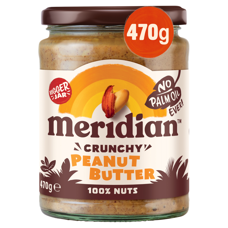 100% Crunchy Peanut Butter 470g