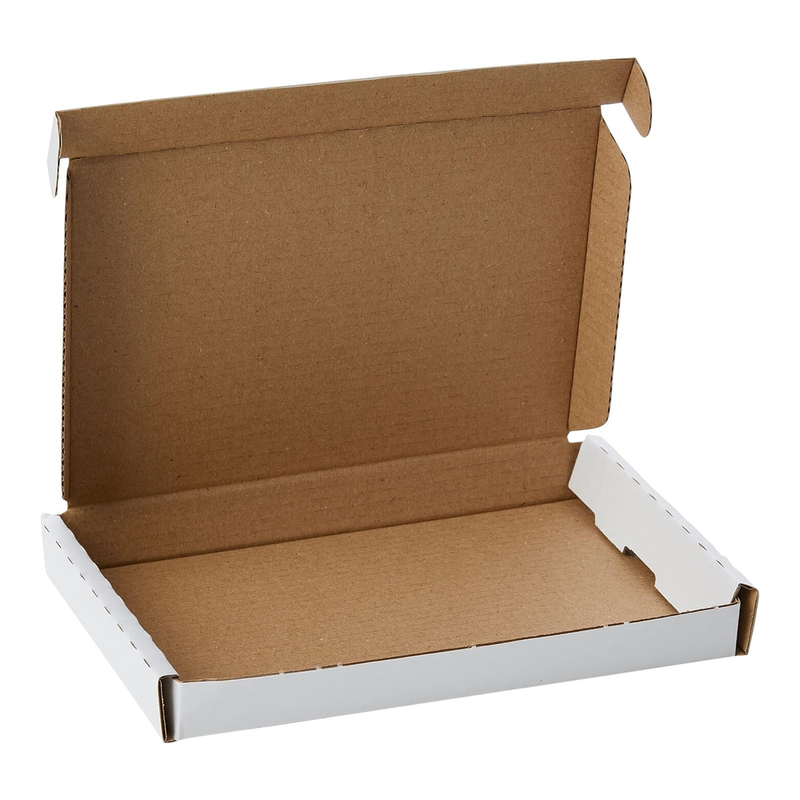 Boxes PIP Postal Boxes 160x110x20mm White Pack of 25