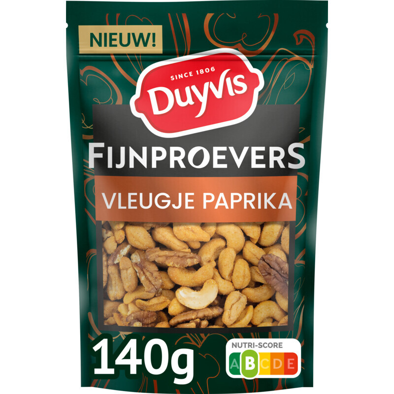 Duyvis Paprika Dun & Knapperig Crackers - 140 g