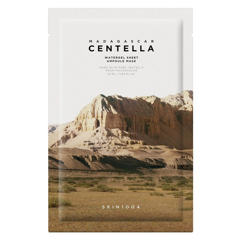 SKIN1004 Madagascar centella watergel-ampulmasker 25 ml x 5 st.