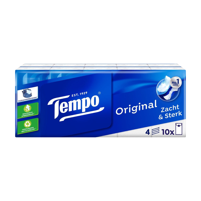Tempo mouchoirs originaux 10 paquets