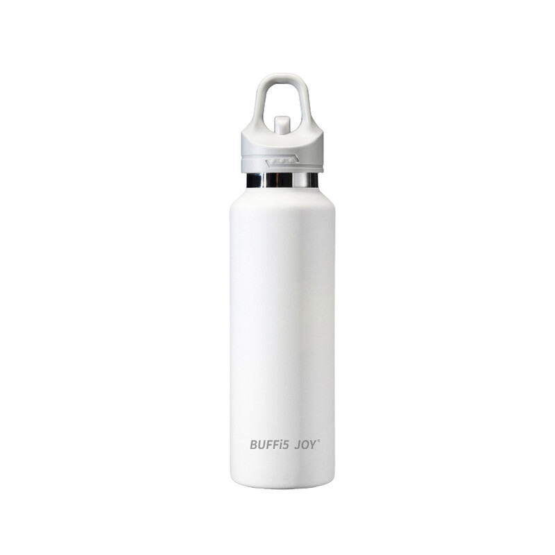 BUFFi5 JOY geïsoleerde drinkbeker zonder handvat 580 ml sneeuwwit