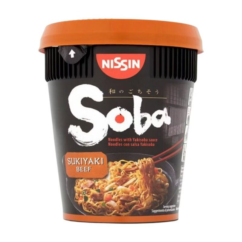 Nissin Soba Cup Beef Sukiyaki 89G