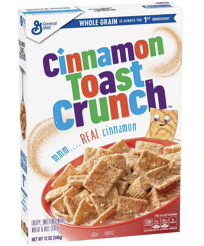 General Mills Cinnamon Toast Crunch Cereal 340G