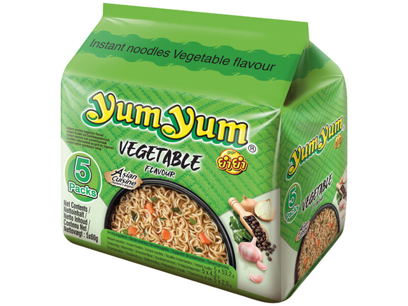 Yum Yum instantnoedels groentesmaak (5-pack) 5 x 60 g