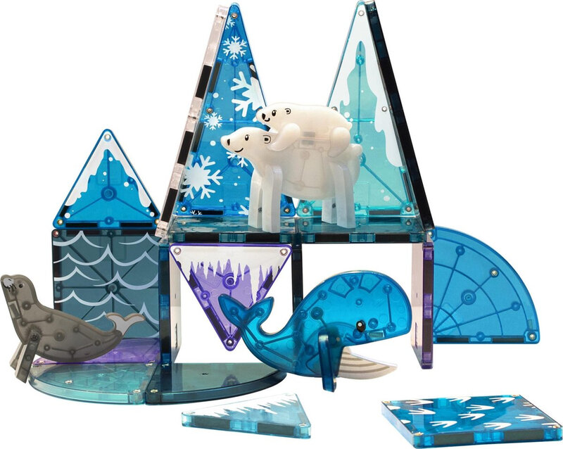 21125 - MAGNA-TILES® Arctic Animals 25-delige set (UITGEPRODUCEERD)